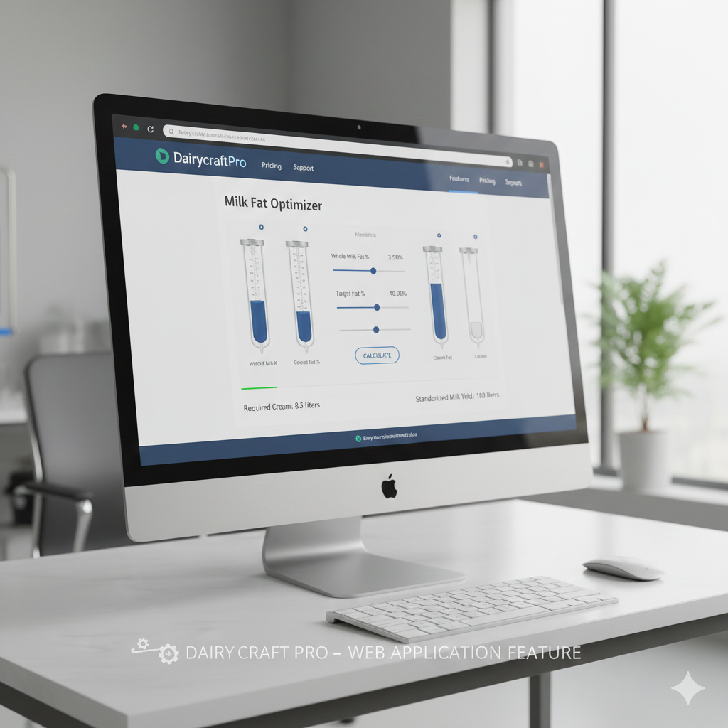 milk standardization calculator